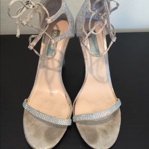 Betsey Johnson Sparkly Heel